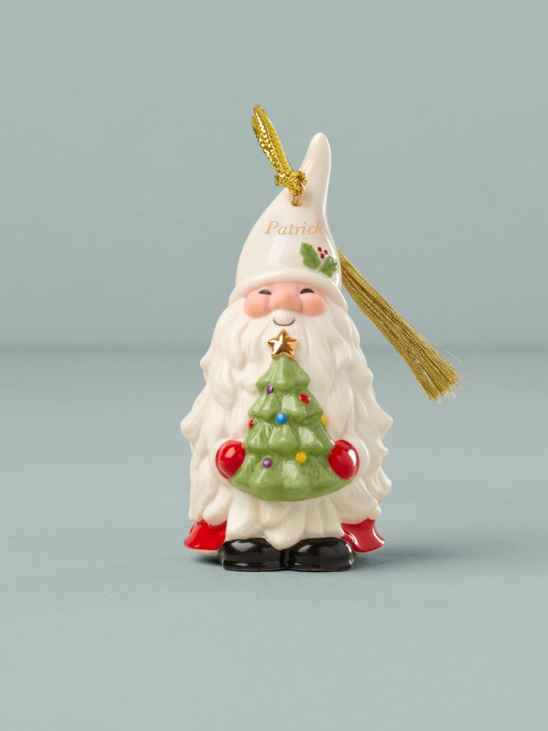 Personalized Christmas Gnome Ornament